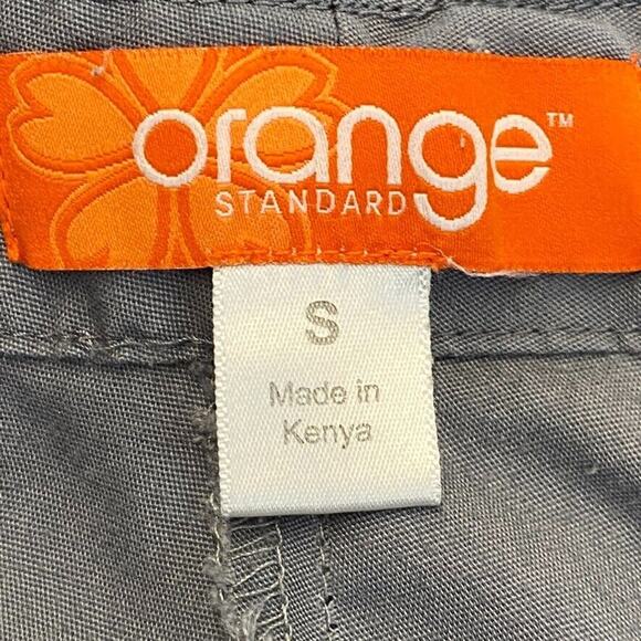 Orange Standard Scrub Bottom Pants Womens Small Gray Nurse Vet Medical Uniform - Picture 2 of 13